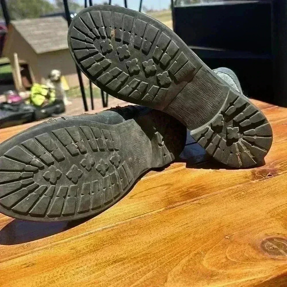 Steve Madden Mens Blue Mayhem Combat Boots, Size 11D, laceup - Picture 5 of 7